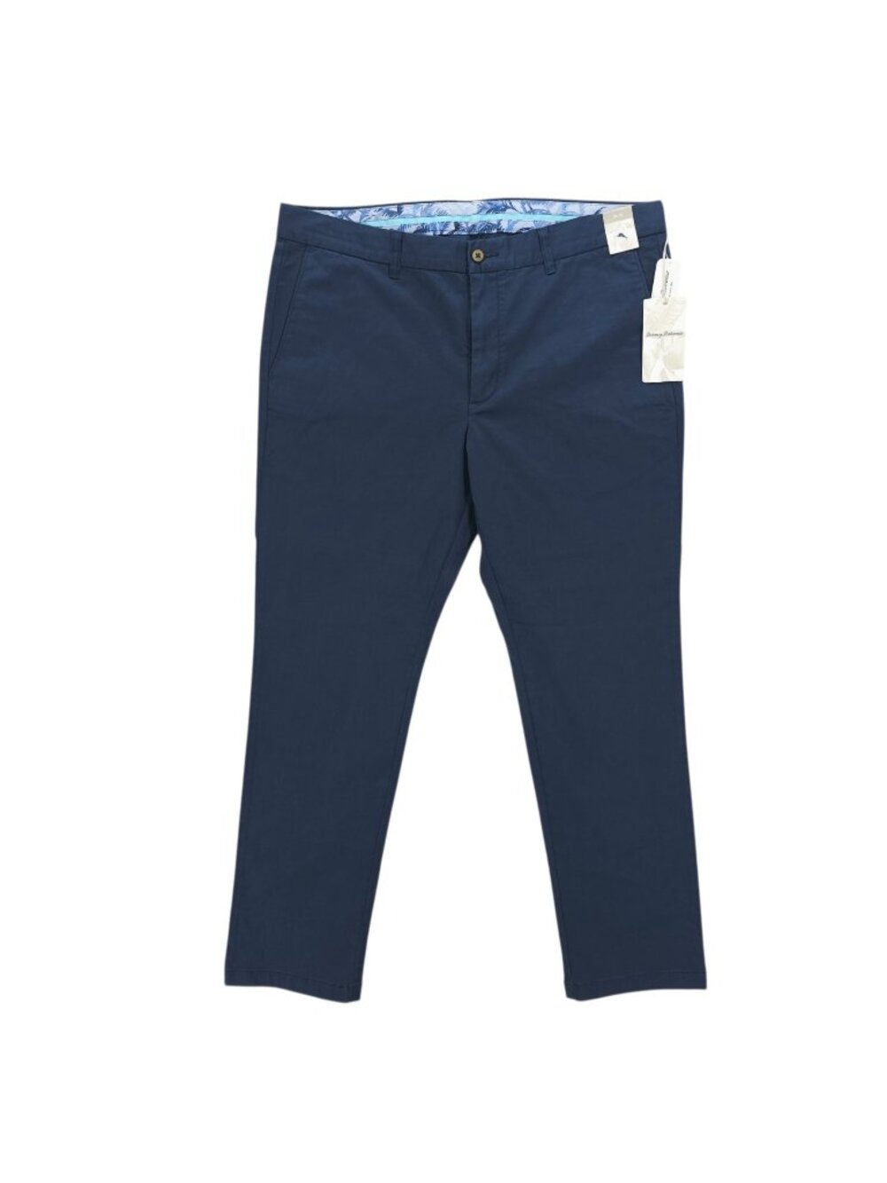 NWT TOMMY BAHAMA Boracay Flat Front Chino Pants Maritime Blue Size 38x32